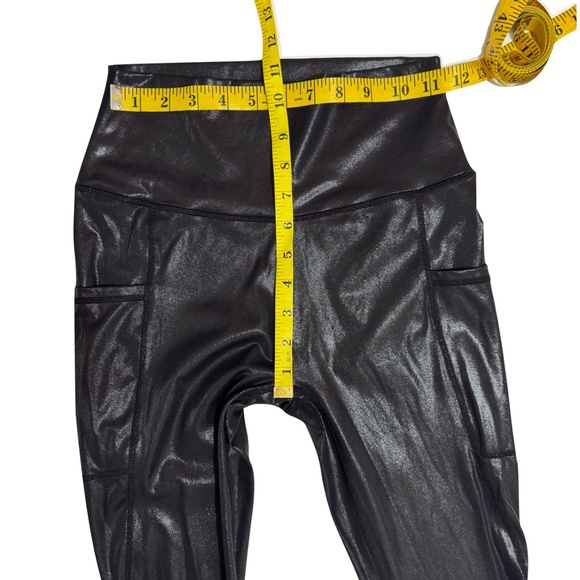 Constantly Varied Gear CVG Full Length Shine Black Metallic Leggings Size Small - Picture 6 of 9